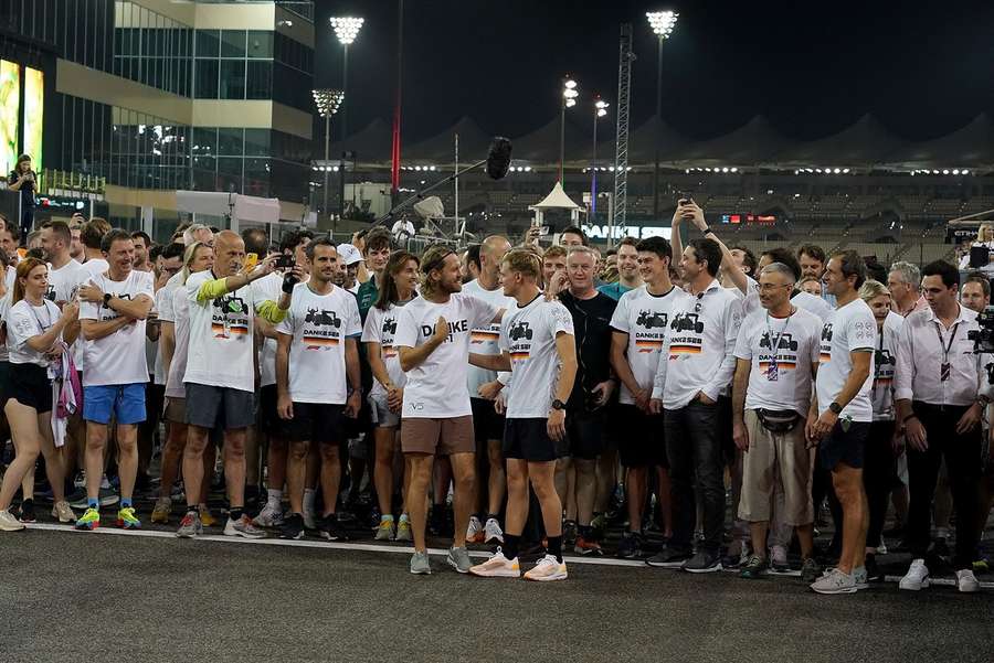 Sebastian Vettel a vécu un bel hommage ce samedi à Abou Dhabi.