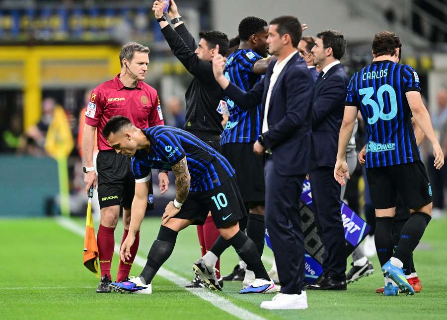 L'ingresso in campo