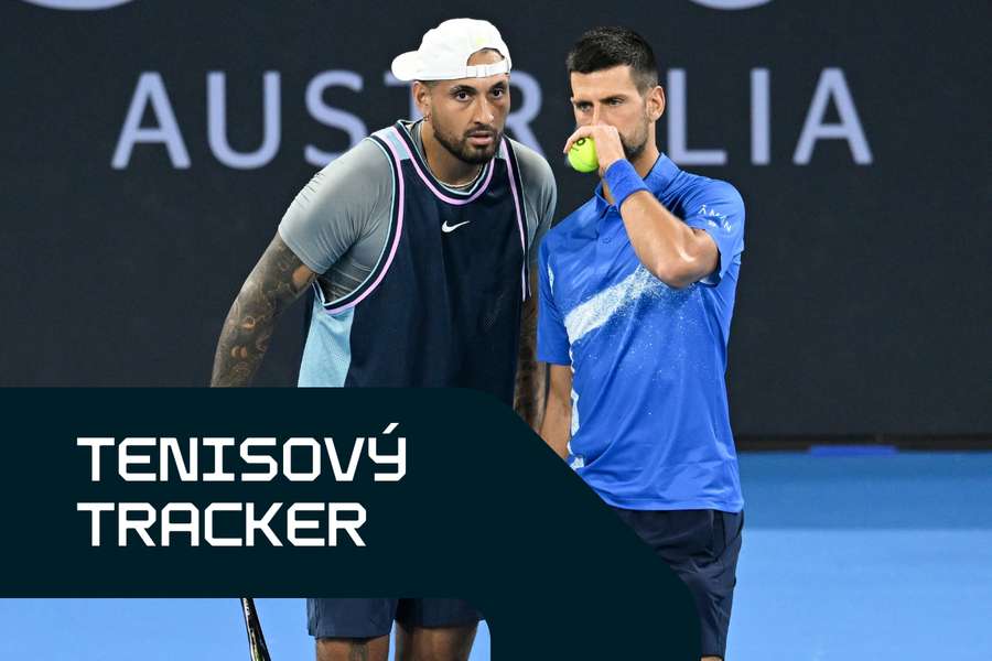Djokovič a Kyrgios sa v Brisbane dlho nezdržali. 