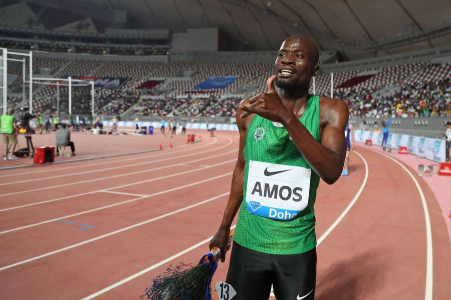 Amos won silver at the London Olympics