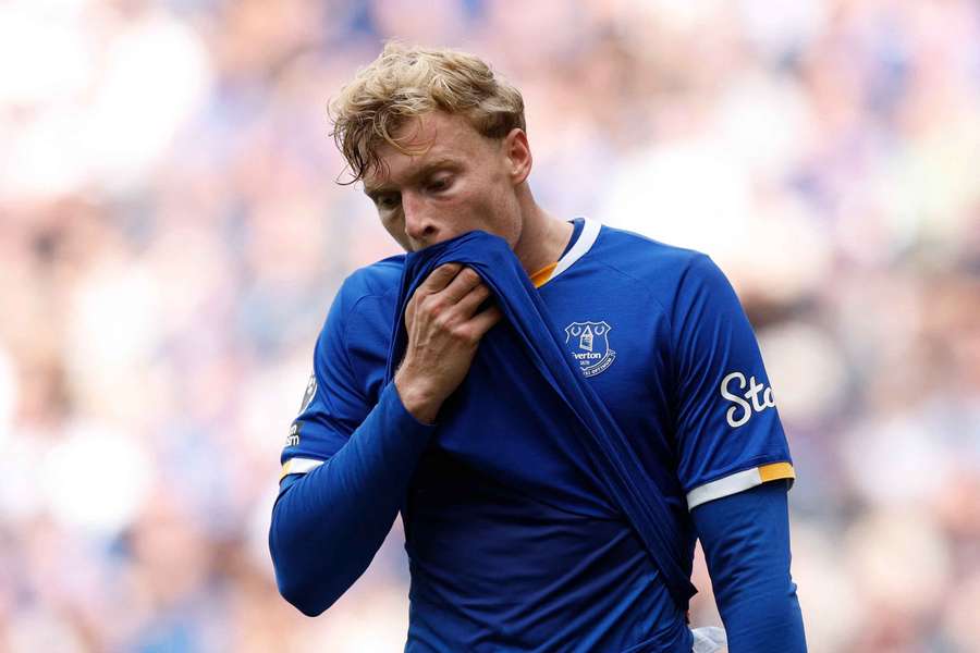 Everton defender Jarrad Branthwaite. Everton defender Jarrad Branthwaite.
