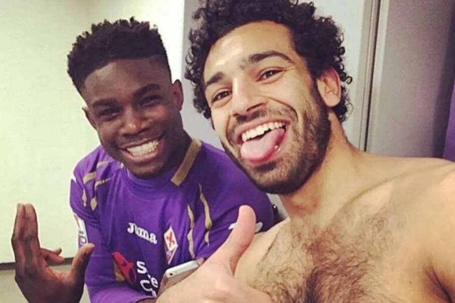 Richards and Salah together at Fiorentina