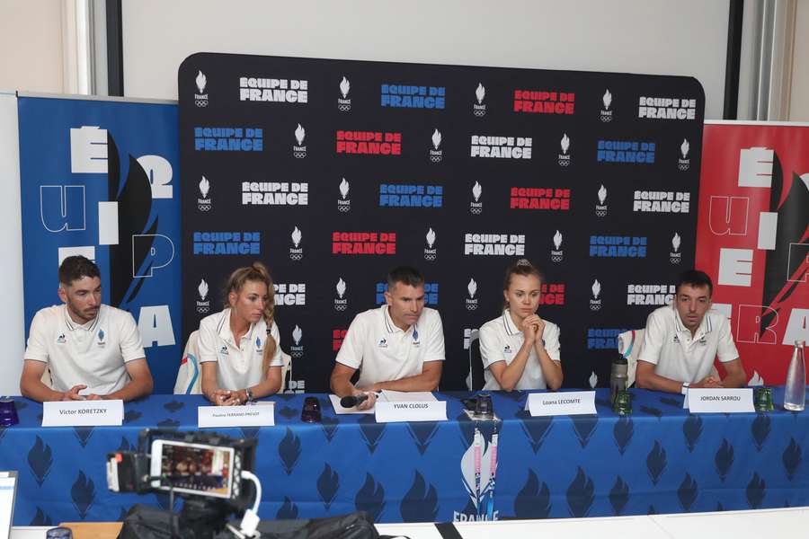 Les Bleus du VTT ambitieux.