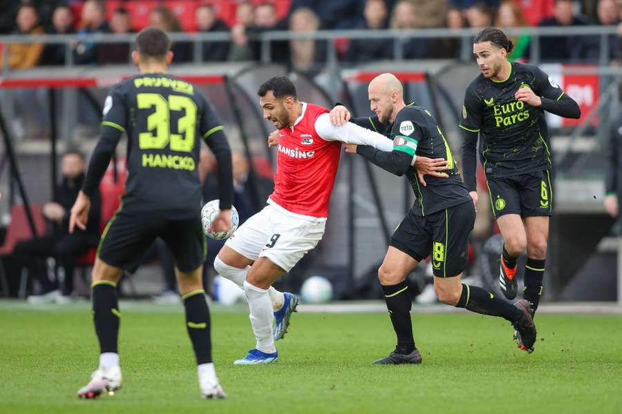 Vangelis Pavlidis is met 20 goals de topscorer van de Eredivisie