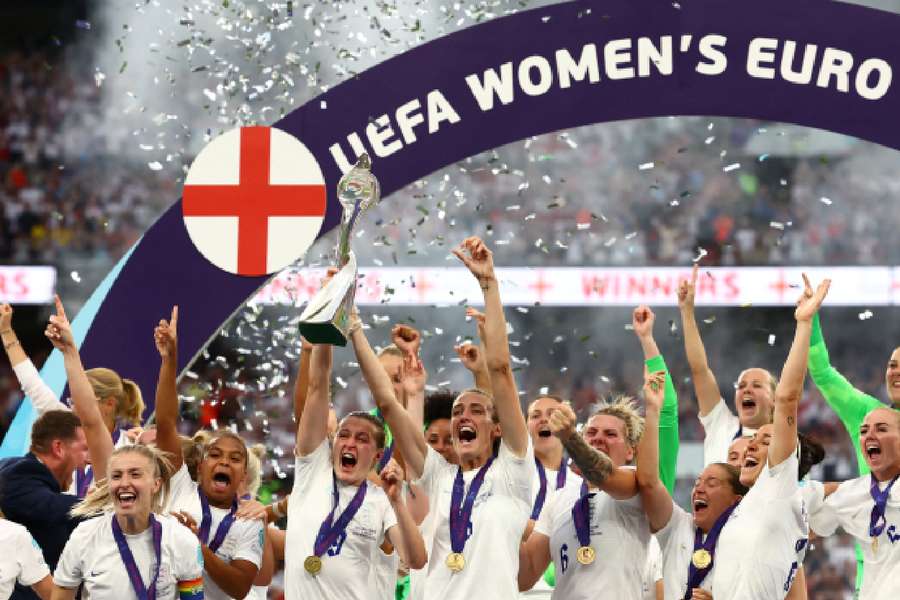 The Lionesses defeated Germany 2-1 at Wembley in July 2022