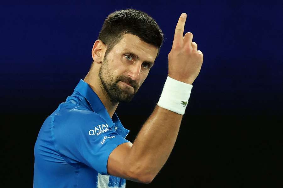 Djokovic came back from going a set down in the opening round