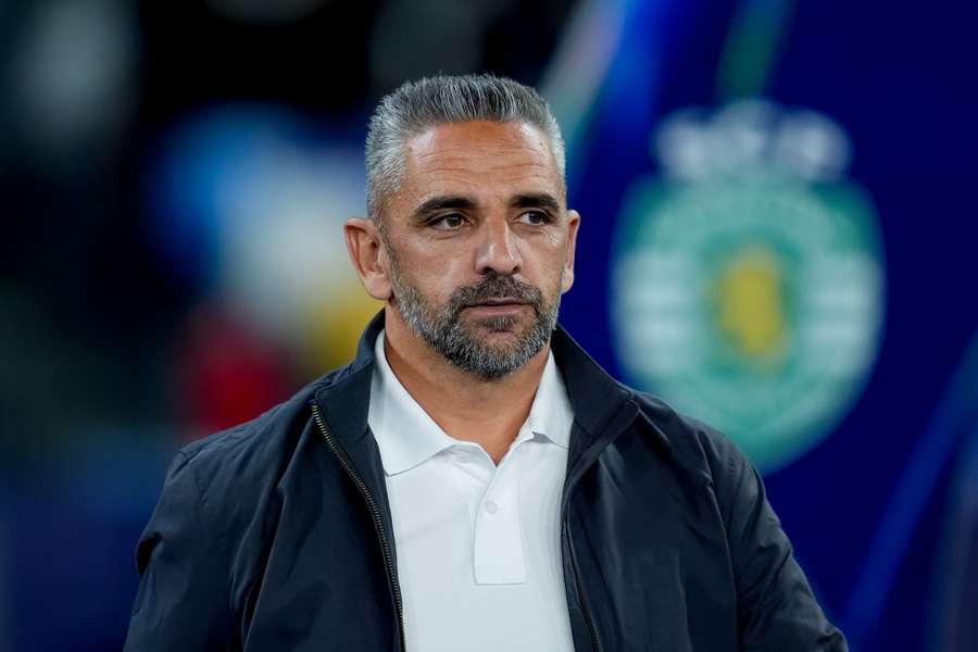 Rui Borges lors de la rencontre Naples-Sporting. 