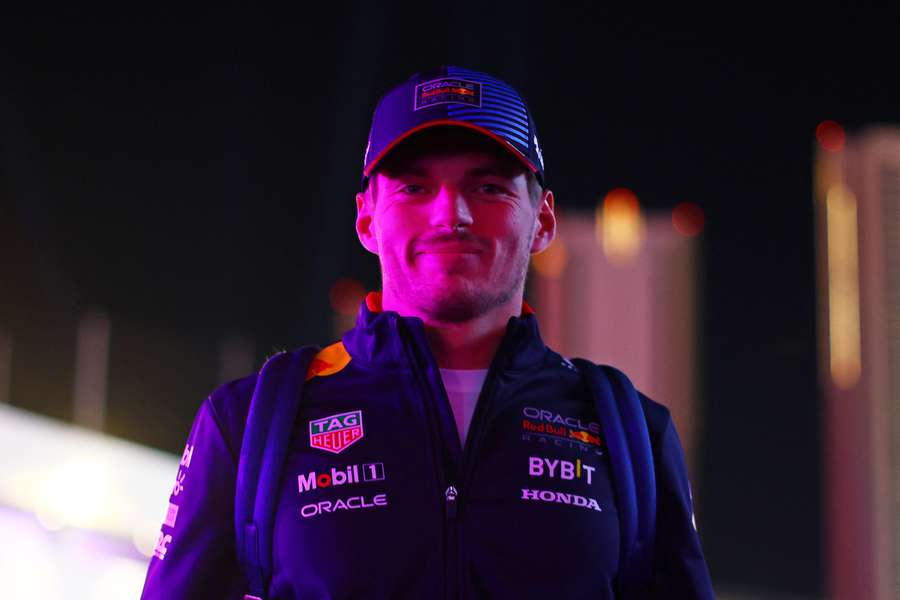 Max Verstappen mercredi à Las Vegas.