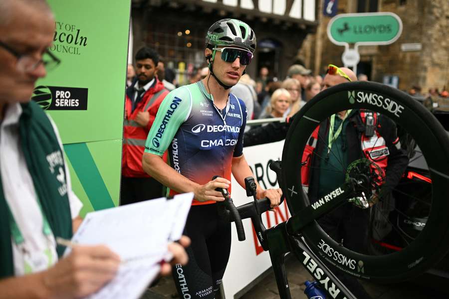 Olav Kooij sur le Tour de Grande-Bretagne.