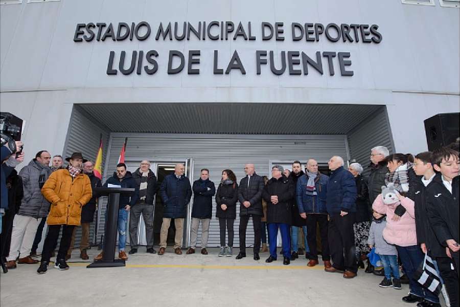 Luis de la Fuente, profeta en su tierra, ya tiene campo con su nombre