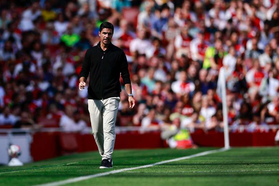 Arsenal manager Mikel Arteta