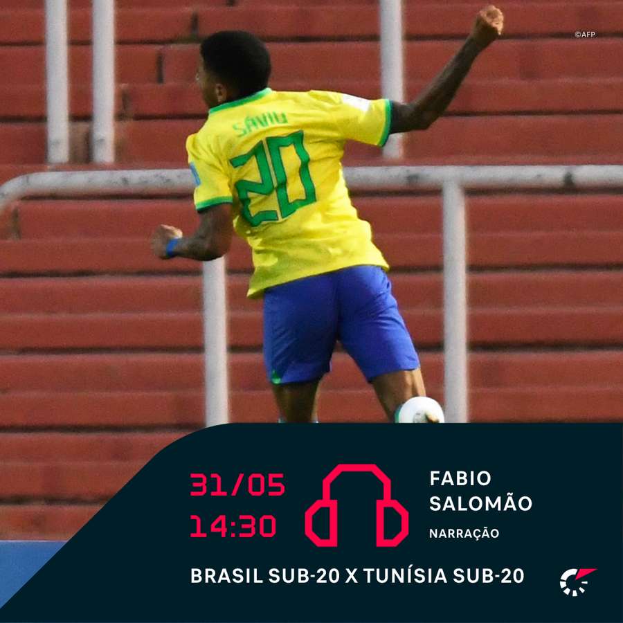 Caminhada do Brasil no Mundial Sub-20 terá narração ao vivo do Flashscore