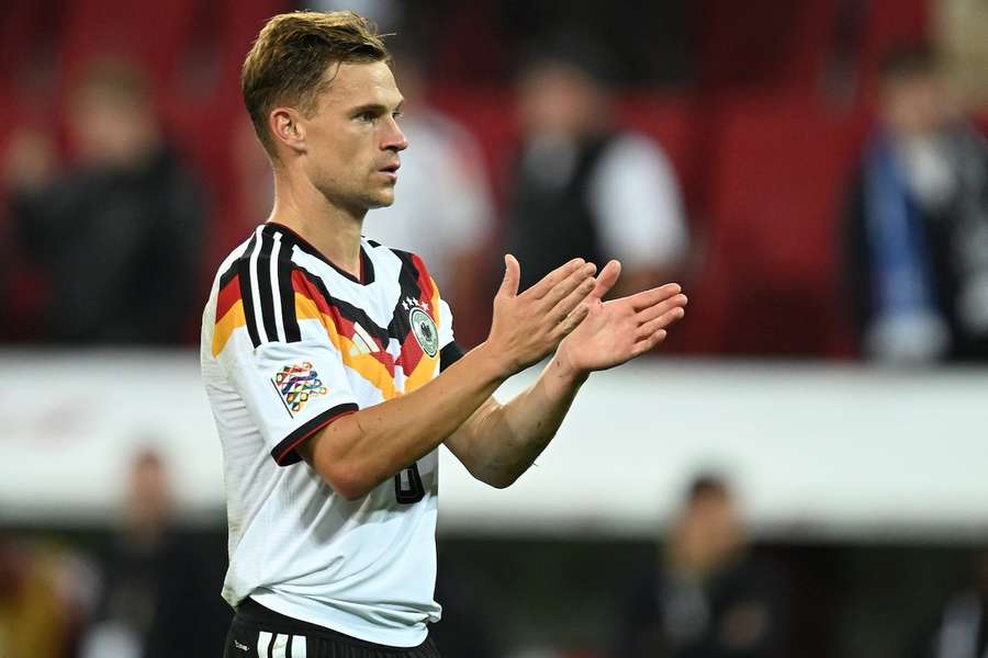 Ein enttäuschter Joshua Kimmich nach der Nations-League-Schlappe gegen Griechenland Ein enttäuschter Joshua Kimmich nach der Nations-League-Schlappe gegen Griechenland