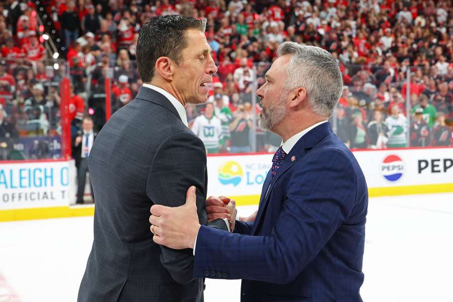 Brind'Amour a St. Louis po konci série. Brind'Amour a St. Louis po konci série.