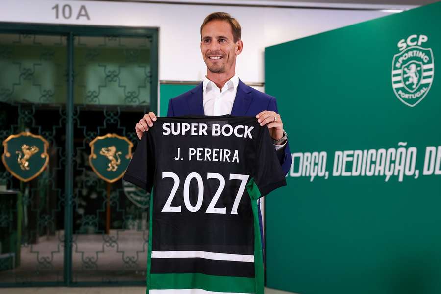 Joao Pereira was announced as Sporting's new head coach on Monday