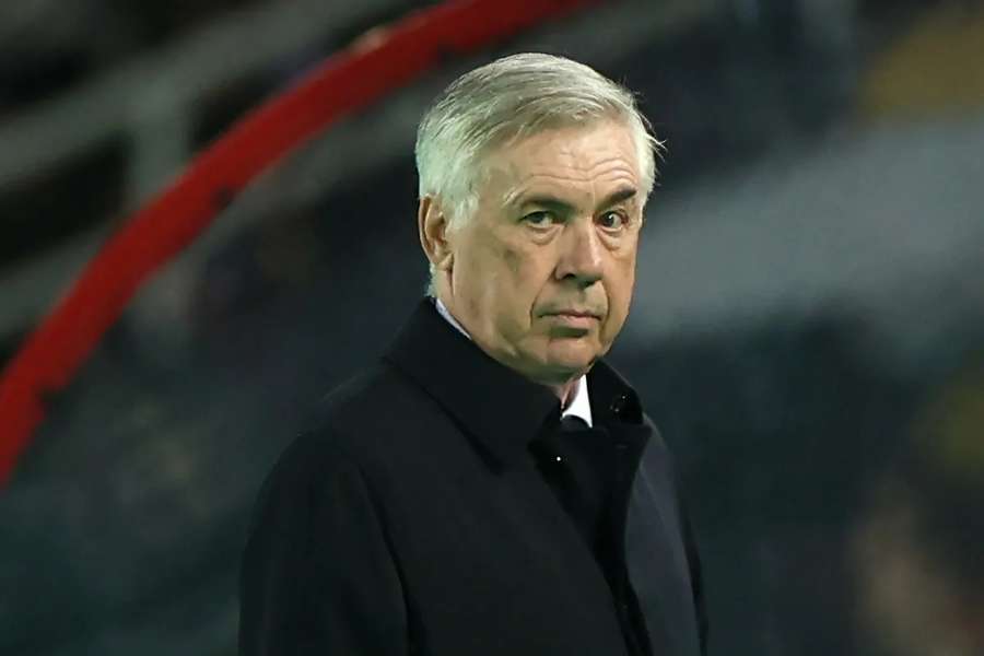 Carlo Ancelotti, treinador do Real Madrid
