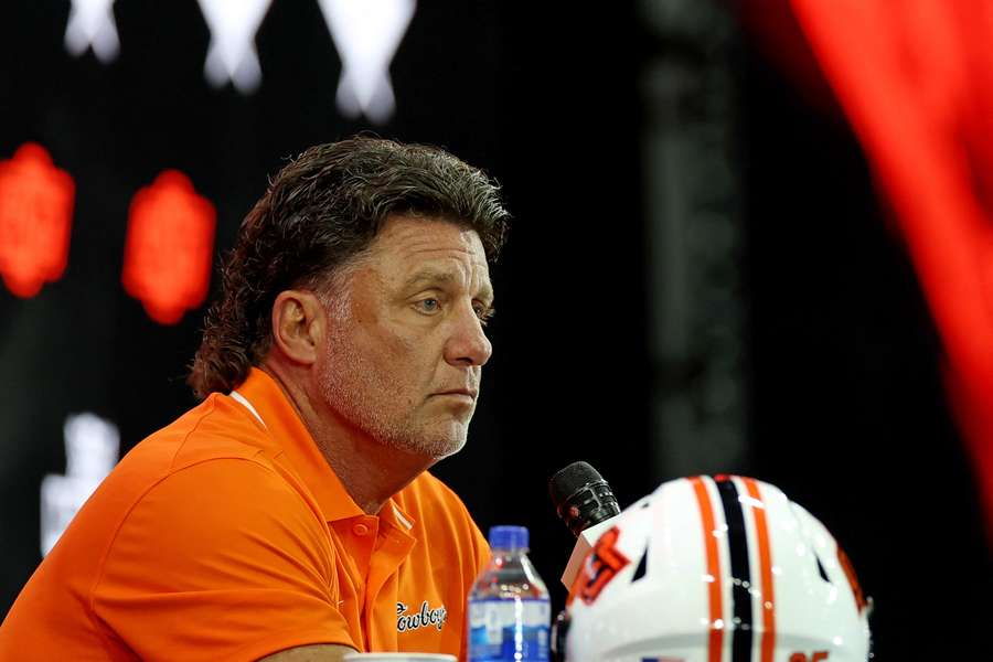 Oklahoma State head coach Mike Gundy (2025)