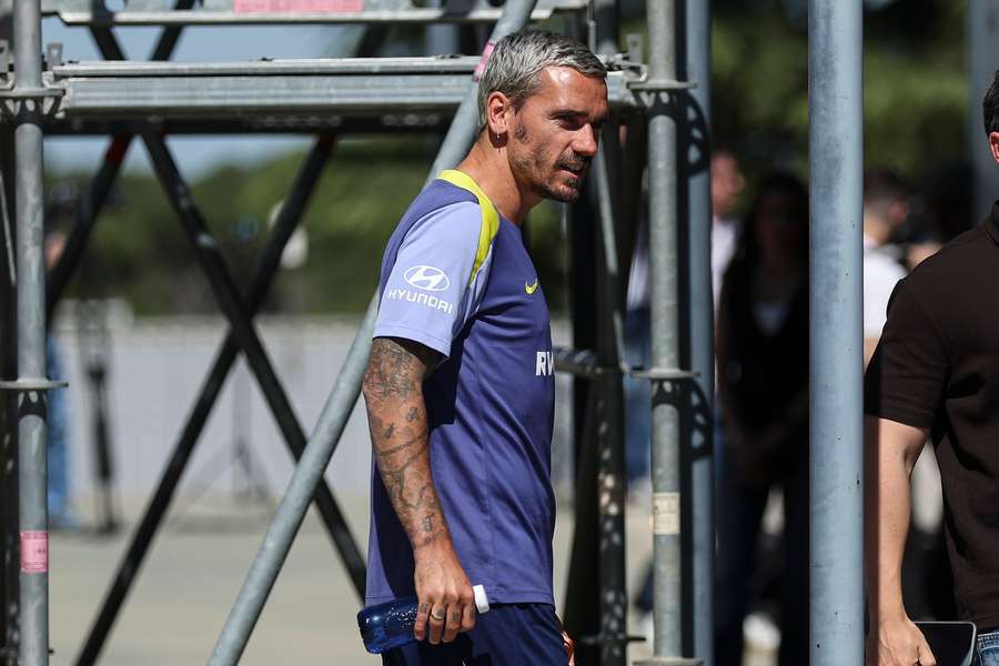 Griezmann, en el último entrenamiento