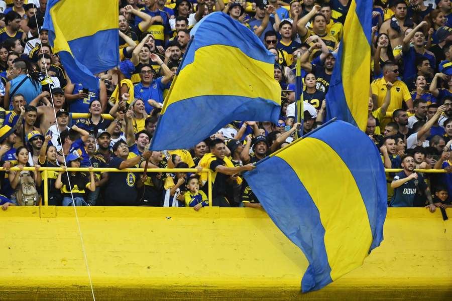 Des supporters de Boca Juniors.