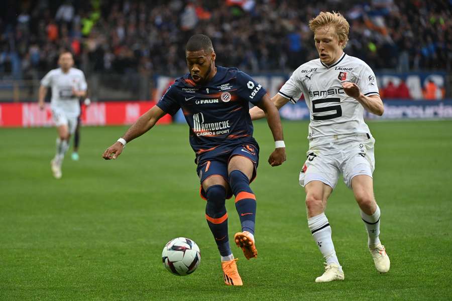 Arnaud Nordin au duel avec Birger Meling.