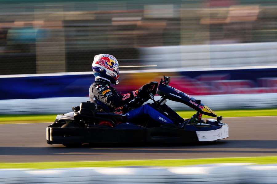 Max Verstappen beim "Max gegen 100" Rennen.