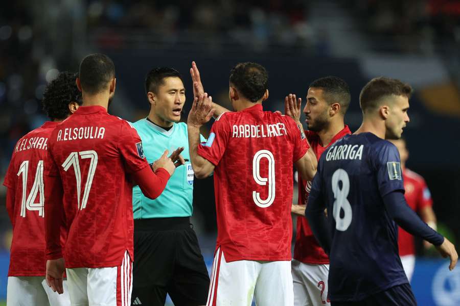 Garriga in a match between Auckland City and Al Ahly Garriga in a match between Auckland City and Al Ahly