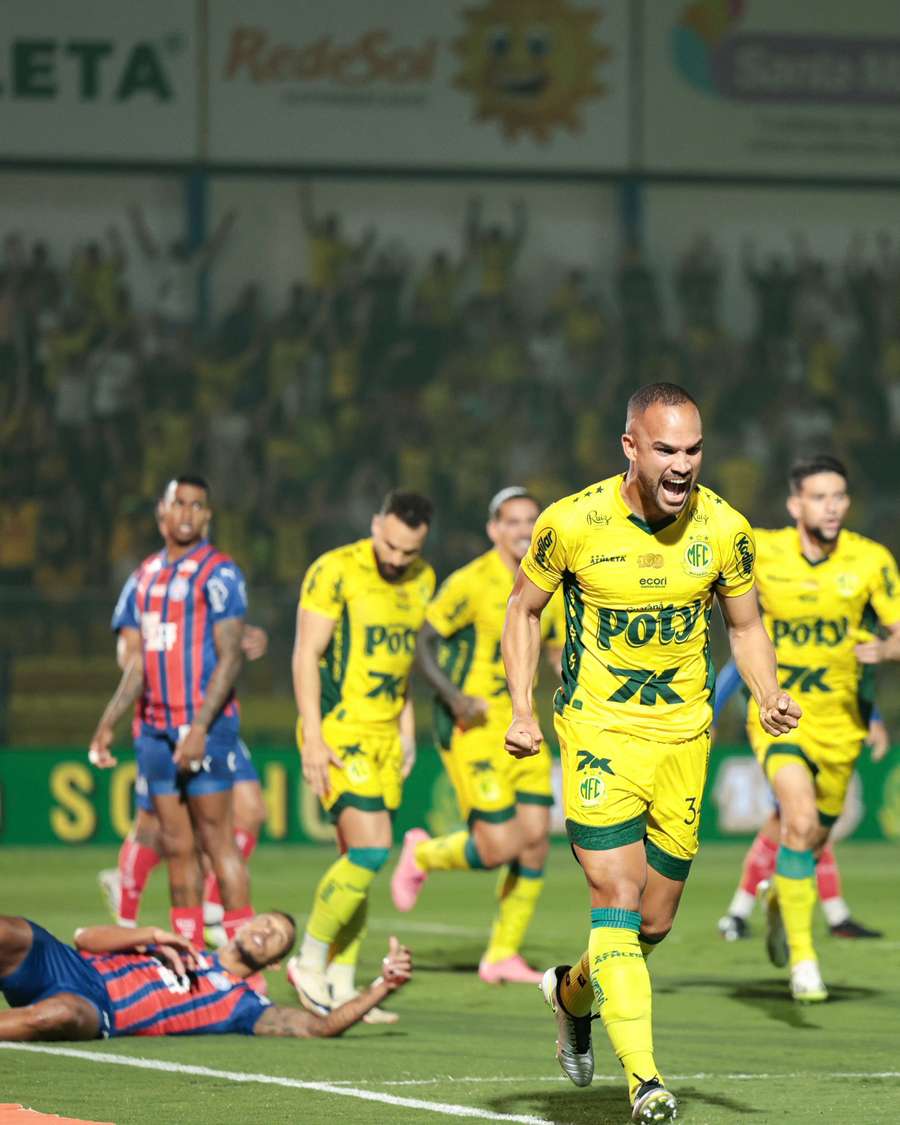 João Victor abriu o placar em Mirassol 5x1 Bahia