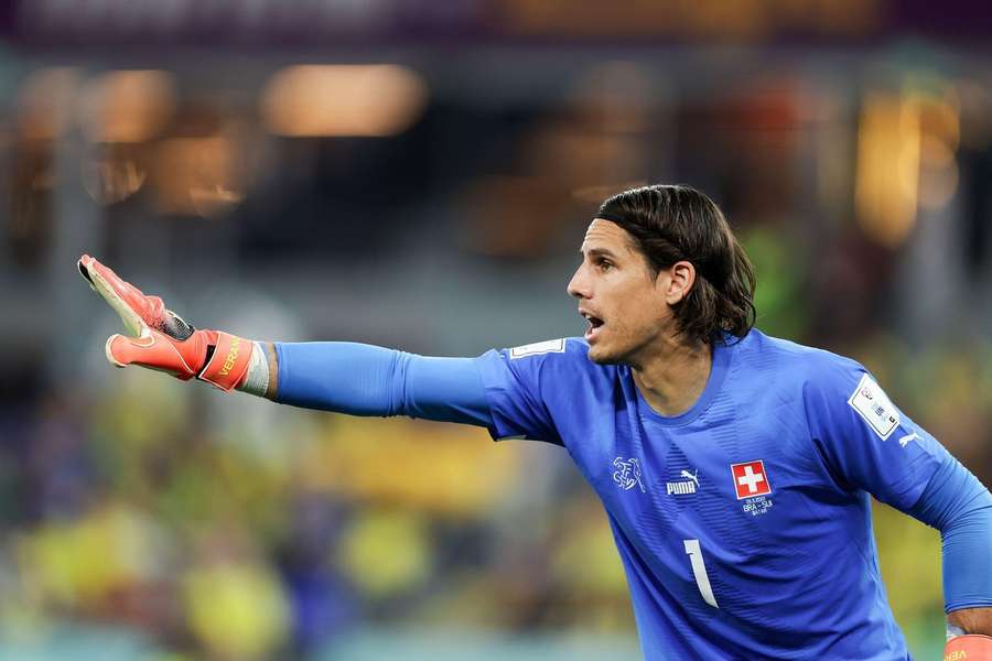 Yann Sommer in de wedstrijd tegen Brazilië