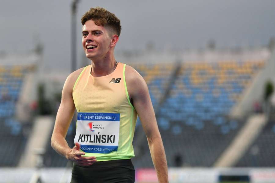 Rekord życiowy Bartosza Kitlińskiego w biegu na 800 m podczas mityngu w Montreuil