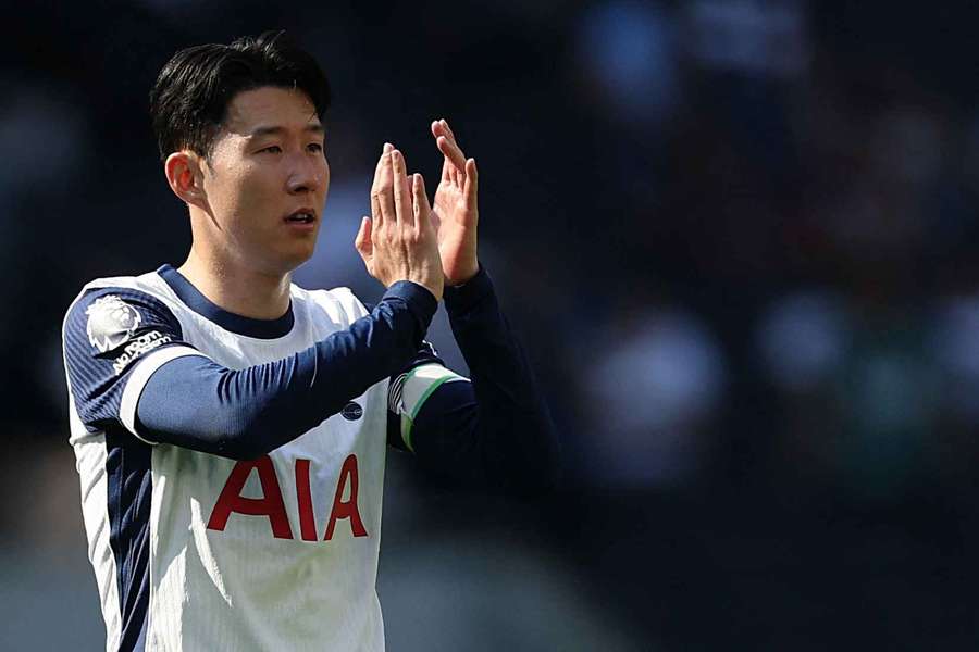 Son Heung-min avec Tottenham cette année.