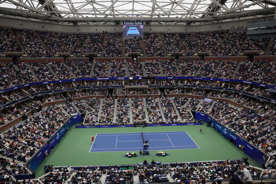General view during the final match between Italy's Jannik Sinner and Spain's Carlos Alcaraz in 2025 General view during the final match between Italy's Jannik Sinner and Spain's Carlos Alcaraz in 2025