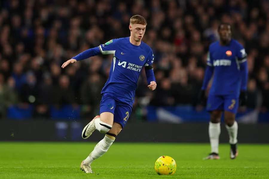 Chelsea attacker Palmer happy reaching Hasselbaink mark