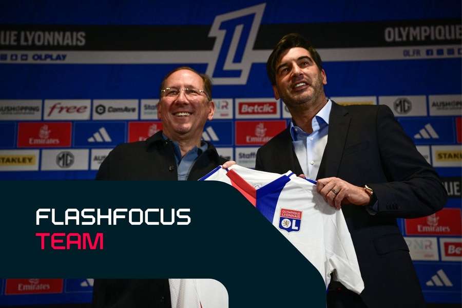 John Textor et Paulo Fonseca, le 31 janvier dernier, lors de la présentation du Portugais comme nouvel entraîneur de l'OL.