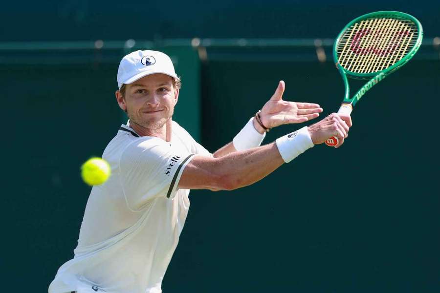 August Holmgren is ready for the next round in the qualification tournament for Wimbledon