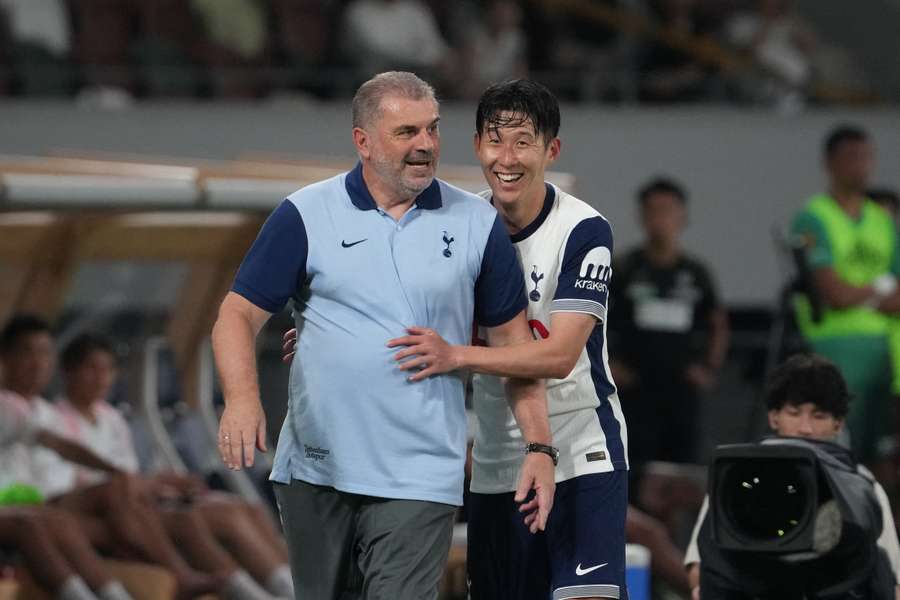 Ange Postecoglou, alături de Son Heung-Min