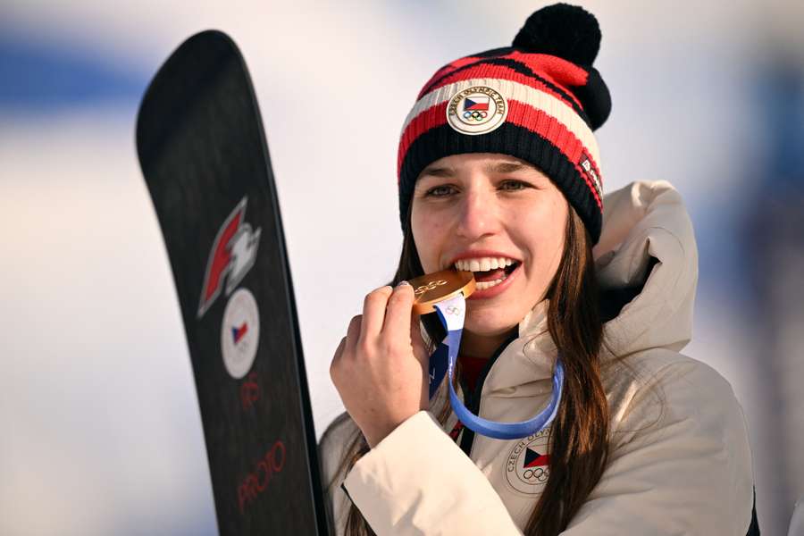 Zlatá olympijská medailistka Zuzana Maděrová. Zlatá olympijská medailistka Zuzana Maděrová.