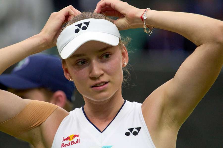 Rybakina achou a presença de Federer um pouco intimidante