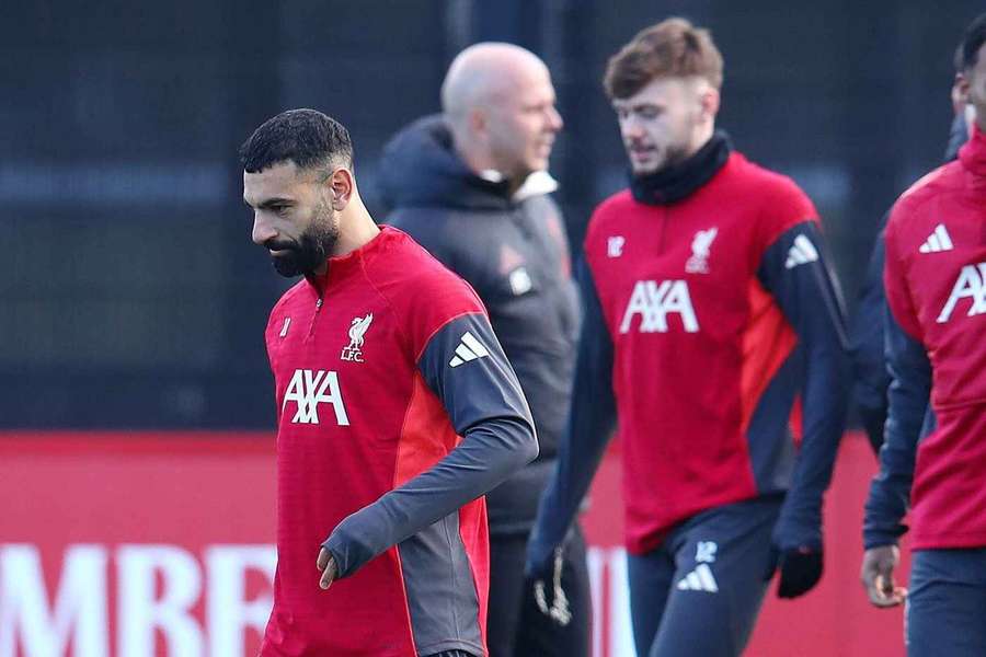 Arne Slot și Mohamed Salah