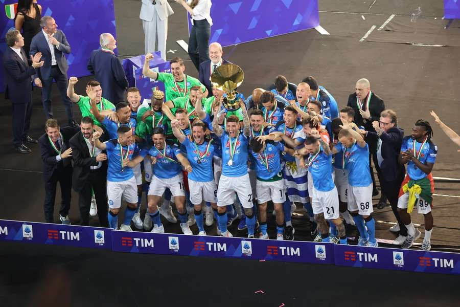 Napoli werd afgelopen seizoen voor de derde keer kampioen van Italië