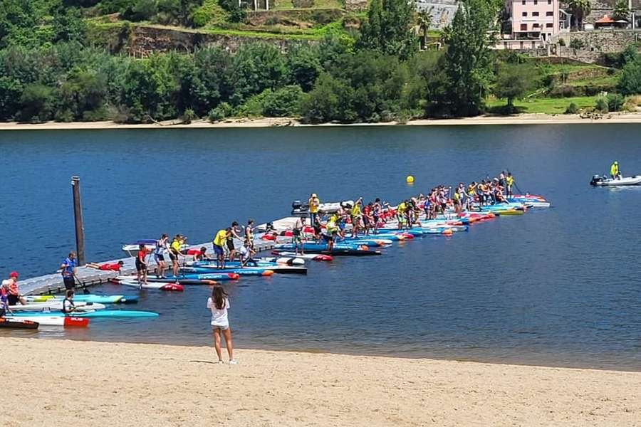 Rio Douro, em Crestuma, Vila Nova de Gaia, recebeu a competição