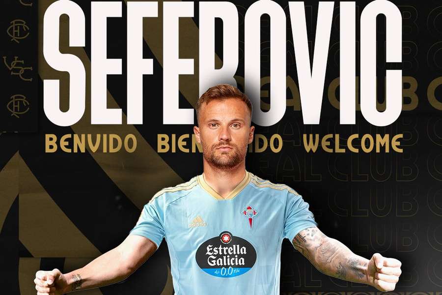 Seferovic apresentado no Celta de Vigo