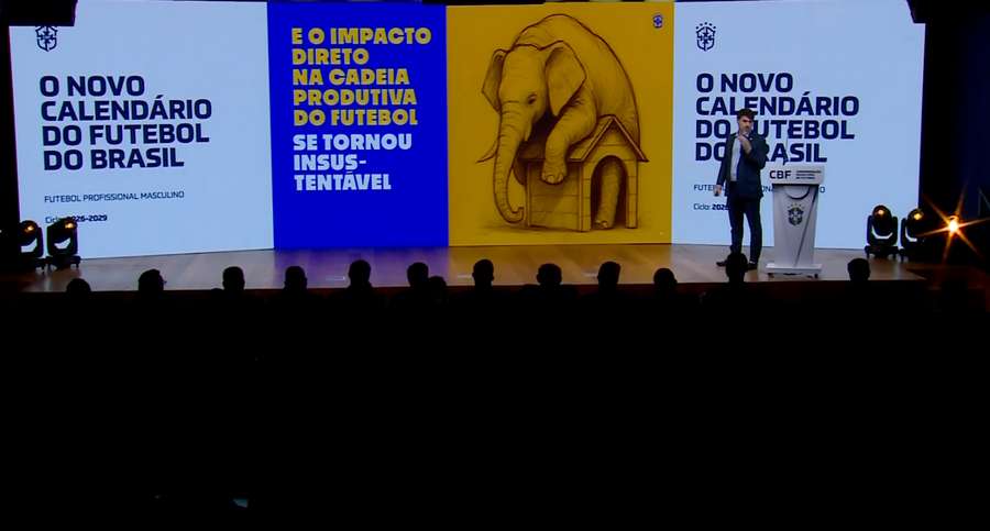 CBF anunciou em sua sede as mudanças no calendário de 2026 CBF anunciou em sua sede as mudanças no calendário de 2026