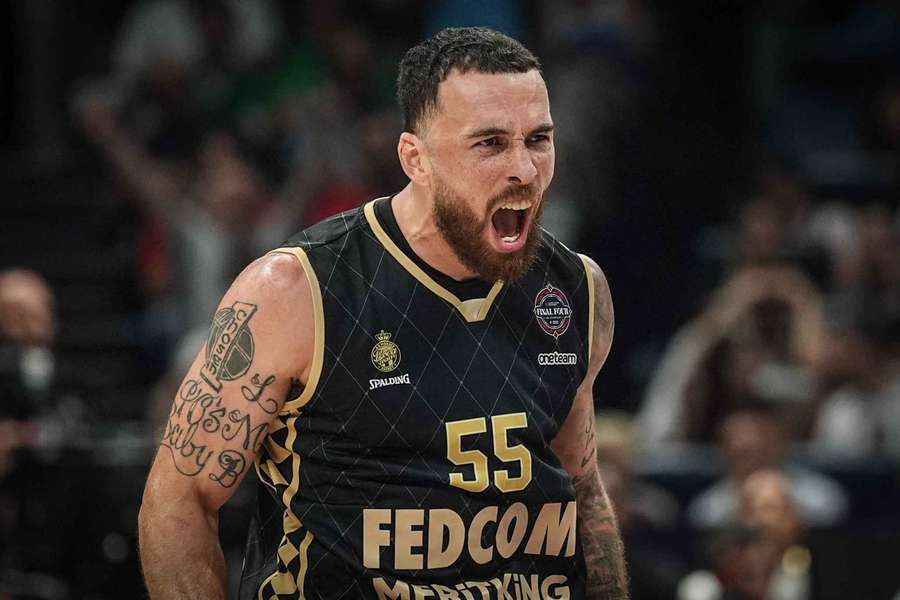 Mike James lors de la finale de l'Euroligue.
