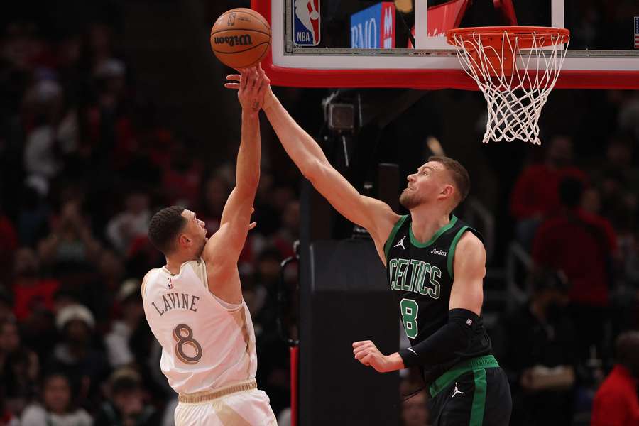 Les Celtics face à Chicago.