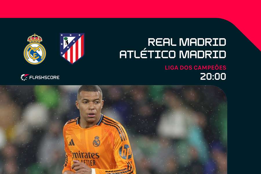 O avançado do Real Madrid, Kylian Mbappé