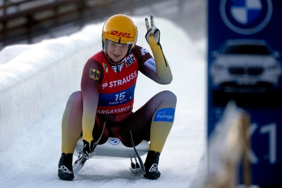 Dajana Eitberger sicherte Deutschland den ersten Weltcup-Sieg im neuen Winter