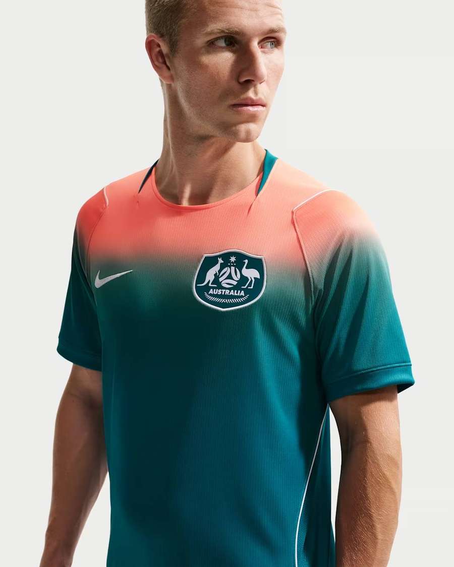 Dres pro venkovní zápas Austrálie.