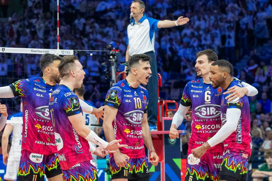 Sir Sicoma Perugia pierwszym finalistą Ligi Mistrzów po pokonaniu Halkbank Ankara