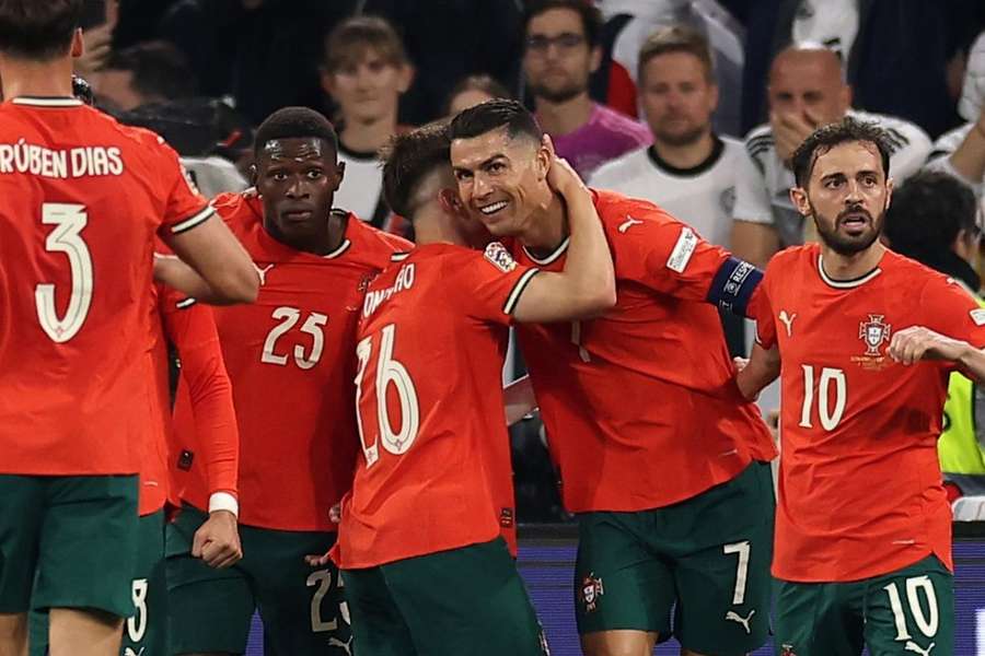 Cristiano Ronaldo habló con los periodistas