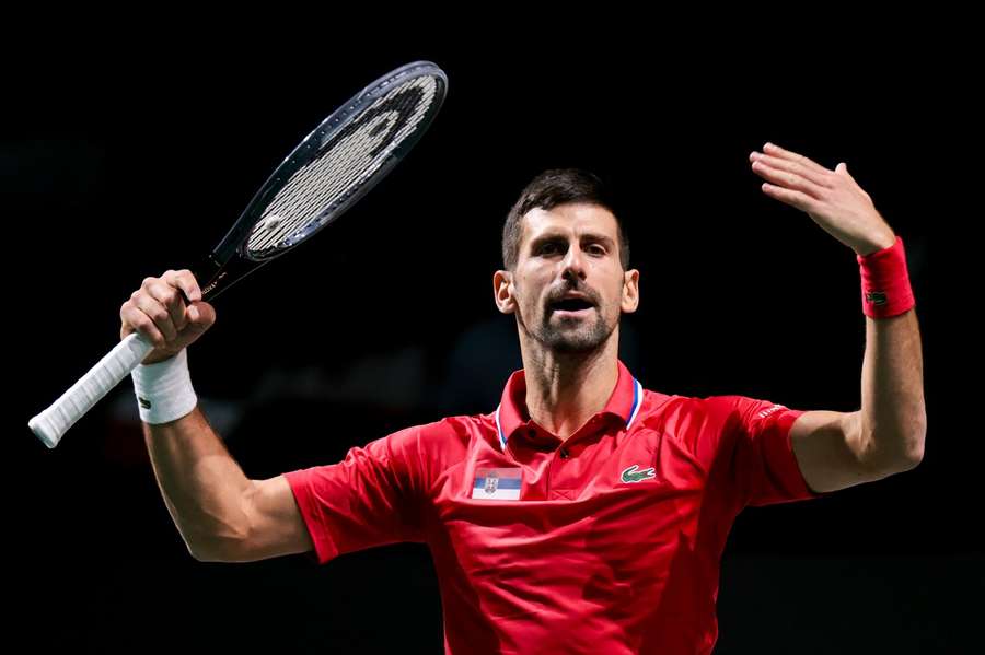 Djokovic komt geregeld uit voor zijn land op de Davis Cup